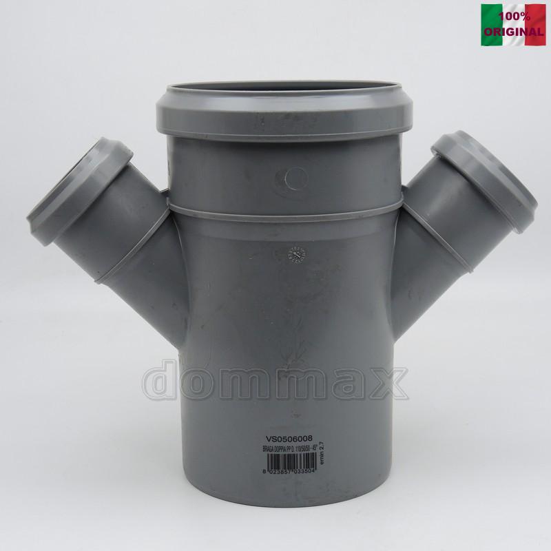 506008 ���������� ������������ 110 x 50 45* ���������� ��������������� Valsir ���� 400,4 ��� / ������ � ���