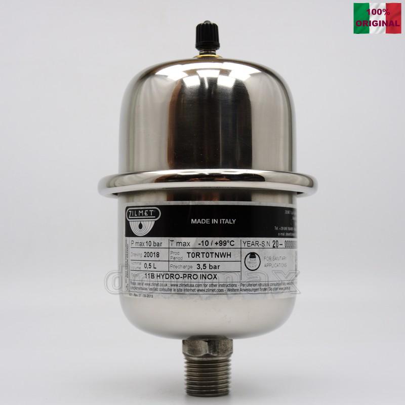  ����������� ��������� Zilmet Z500 INOX 1/2"� ���������� ���������� 1/2"� ���������� ���� 2884,2 ��� / ������ � ���