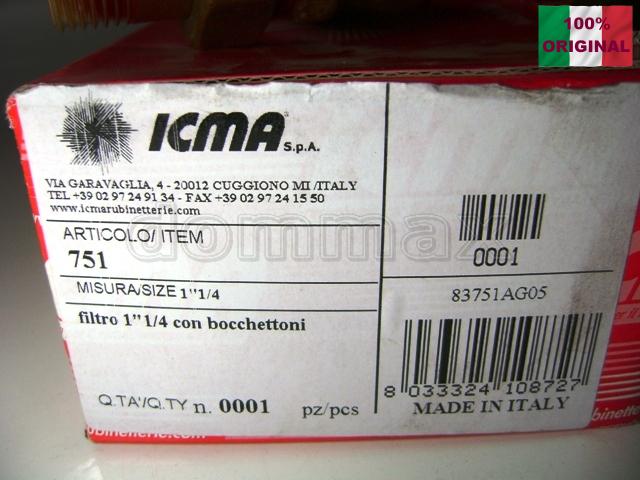 751 Գ���� ������������� Icma 11/4" � ����������, ������� ������ ������������� � ���� 0 ��� / ������ � ���