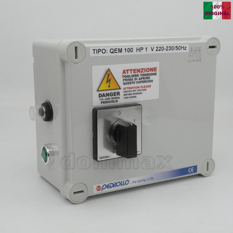  ����� ��������� Pedrollo QEM75-100 ��� ������ 4SR 0,55��� 0,75��� ���������� ������� ���� 3393,5 ��� / ������ � ���