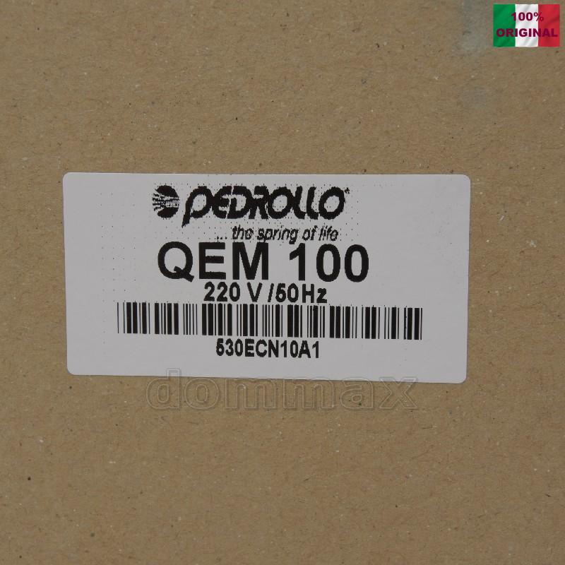  ����� ��������� Pedrollo QEM75-100 ��� ������ 4SR 0,55��� 0,75��� ���������� ������� ���� 3393,5 ��� / ������ � ���
