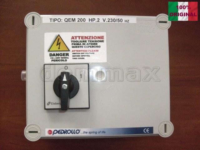  ����� ��������� Pedrollo QEM200 ��� ������ 4SR 1,5��� ���������� ������� ���� 3727,9 ��� / ������ � ���