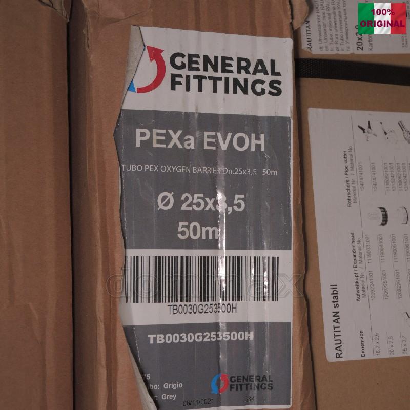  ����� ������������ EVAL PEXa/EVOH 10bar �. 25 x 3,5 ������������� General Fittings ���� 180,4 ��� / ������ � ���