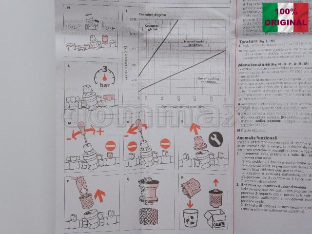 533451H �������� ����� 3/4" 80*C c ����������� ��������� �������� ������������ Caleffi ���� 1557,6 ��� / ������ � ���