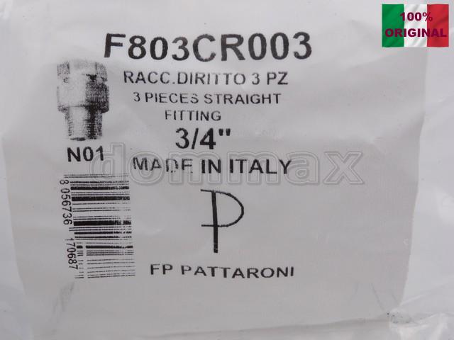 F803 ����������-��� 3/4" ����� ���� (�� ���������) ����������-���� ������ (��� Pattaroni ���� 433,4 ��� / ������ � ���