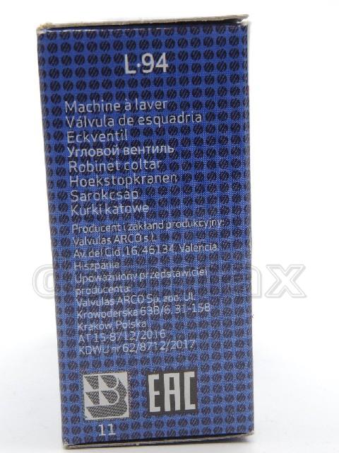  ���� ���������� ������� �������� 1/2" x 3/4" �/������� ������ ��������� ������� ������� �/���������� ������ Arco ���� 281,6 ��� / ������ � ���