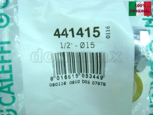 441415 ������� ������ �� ���� ����� �. 15 x 1/2" ���� ����� ������ Caleffi ���� 99,2 ��� / ������ � ���