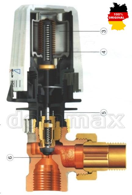 6040-00.500 ������������� ������� HEIMEIER M30 x 1,5�� ���������������� � ���� 561 ��� / ������ � ���
