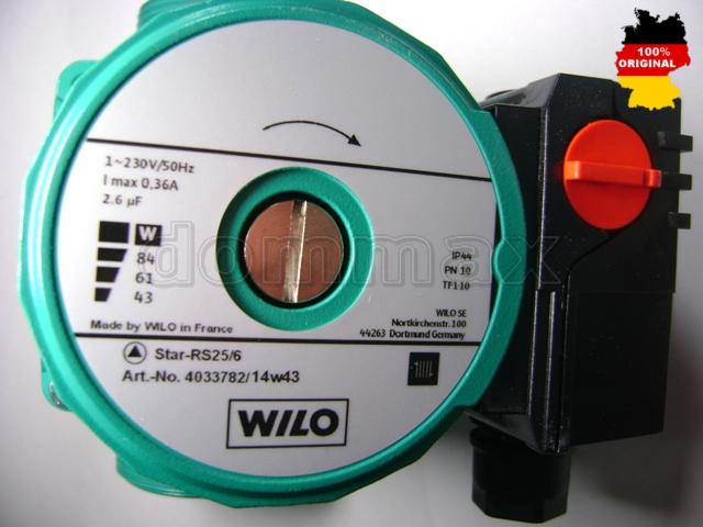  ����� ������������� Wilo Star-RS 25/60 130�� �������������� ���� 4846,6 ��� / ������ � ���