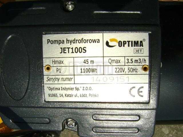  ������� ������� Optima JET100S-50 ���� ( 1,1���, 50� ����������) �������� ������� ���� 9763,6 ��� / ������ � ���