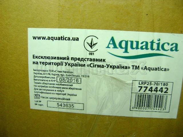  ����� ������������� LRP25-70/180 Aquatica Leo 25/70 180�� �������������� ���� 2344,1 ��� / ������ � ���
