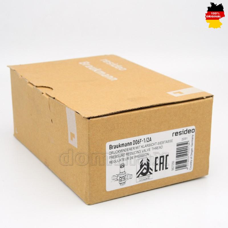  �������� ����� 1/2" � ������ Honeywell (Resideo Braukmann) D06F-1/2A � ������� �������� �� ������ � ���� 4242,7 ��� / ������ � ���