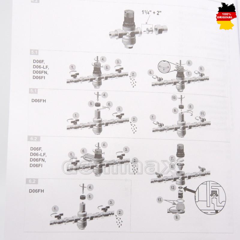  �������� ����� 1/2" � ������ Honeywell (Resideo Braukmann) D06F-1/2A � ������� �������� �� ������ � ���� 4242,7 ��� / ������ � ���