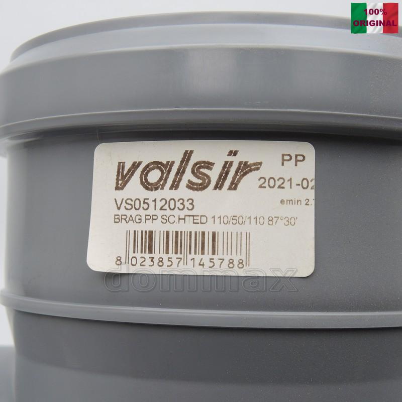 512033 ���������� ������������ 110 x 50 87* ���� ���������� ��������������� ����� Valsir ���� 798,6 ��� / ������ � ���