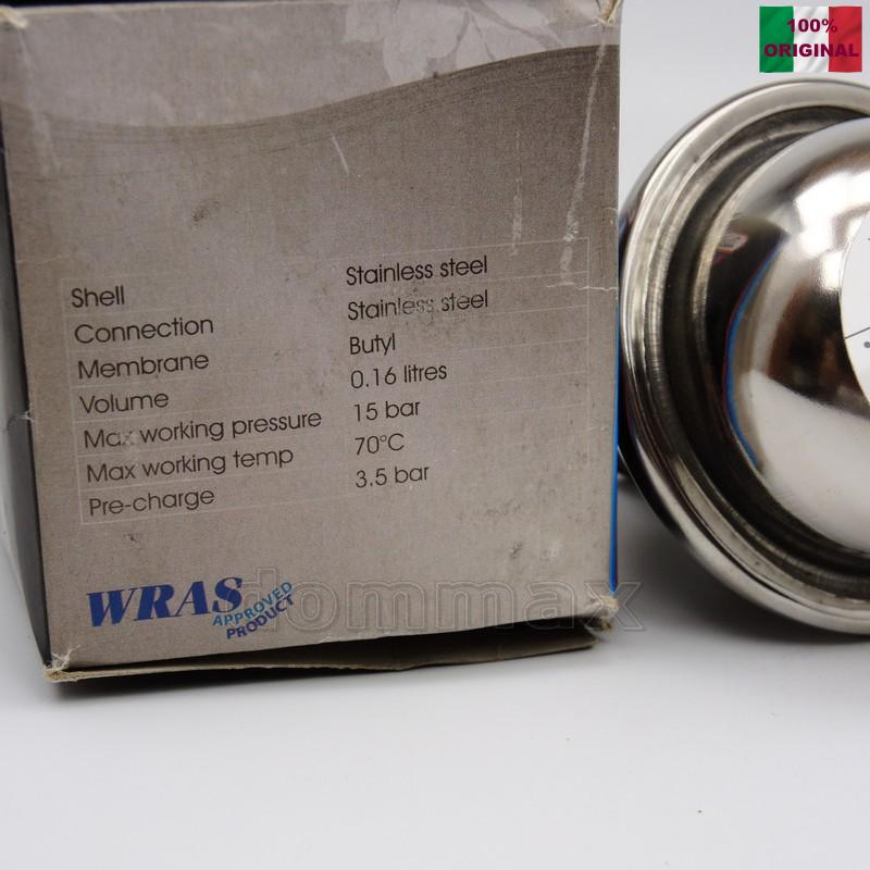  ����������� ��������� Zilmet Z160 INOX 1/2"� ���������� ���������� 1/2"� ���������� ���� 2316,6 ��� / ������ � ���