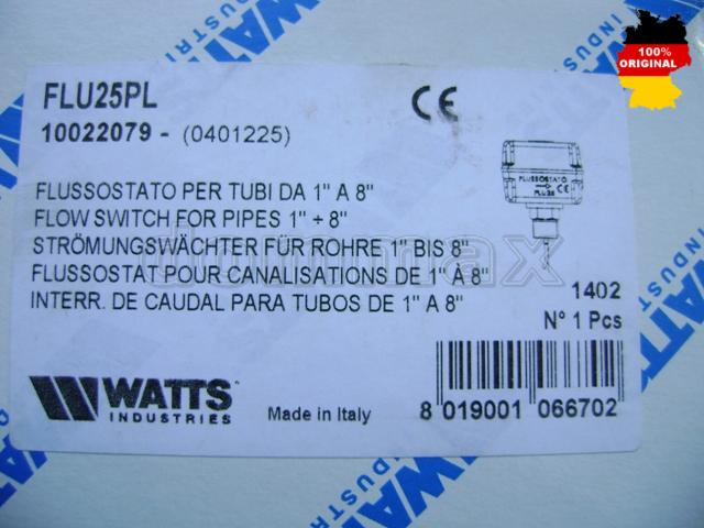  ������ ������� � ������� ��������� 1" Watts FLU25PL �������� ������� � ������� �������� ���� 3388 ��� / ������ � ���