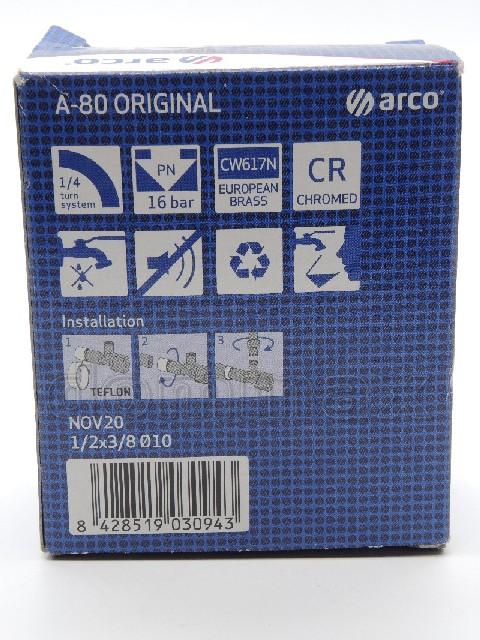 ���� ���������� �������� ������� 1/2" x 3/8" c ������ �. 10 ��������� ������� ������� ������ Arco ���� 168,3 ��� / ������ � ���