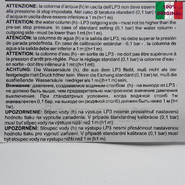  ���� ������ ���� LP-3 Italtecnica ���� 589,6 ��� / ������ � ���
