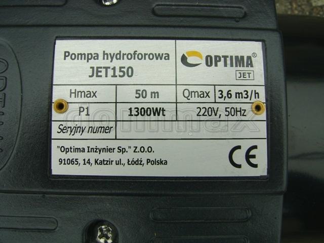  ����� ����������� Optima JET150 ����� ( 1,3���) ������������ ����� ���� 3900,6 ��� / ������ � ���