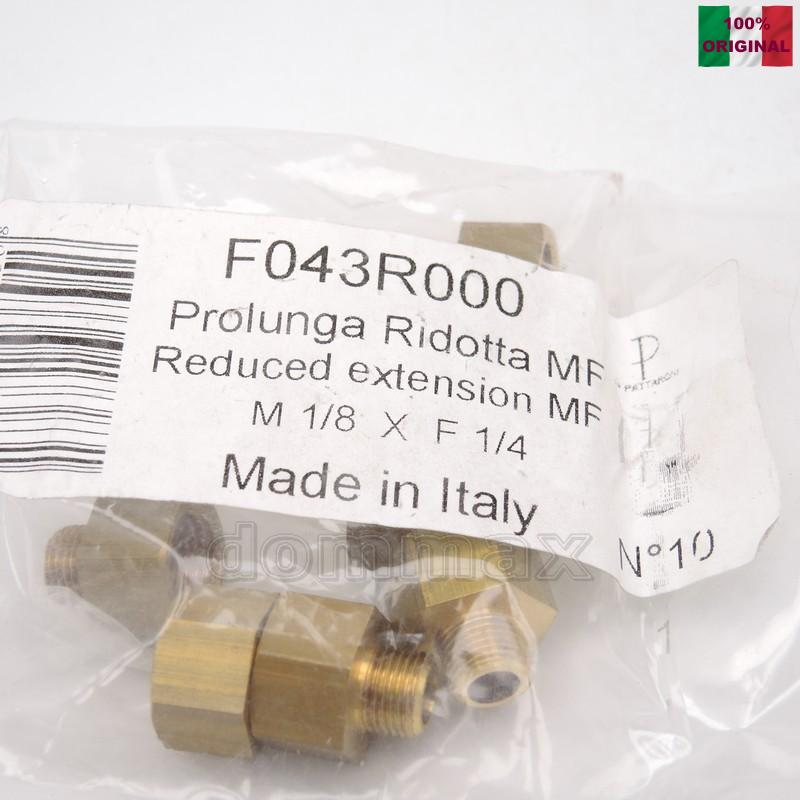 F043 ���������� �������� 1/4" x 1/8" �� ���������� �������� �� Pattaroni ���� 114,4 ��� / ������ � ���