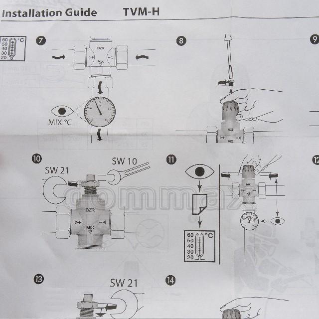 003Z1127 3-������� �������������� ����������� ������ TVM-H32 11/4" x 30-70*C 3-������� ���������������� ������������ Danfoss � ���� 4232,8 ��� / ������ � ���