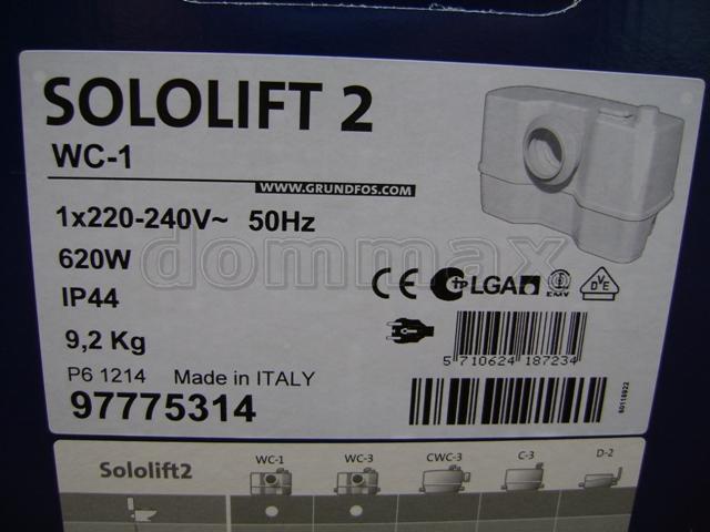  ����� ��������� Grundfos Sololift2 WC-1 ��������� ���� 18950,8 ��� / ������ � ���
