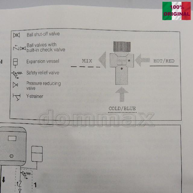 520430 �������-��������� 3-������� 1/2" (30-48*�) ��������� ��������� 3-������� Caleffi ���� 3699,3 ��� / ������ � ���