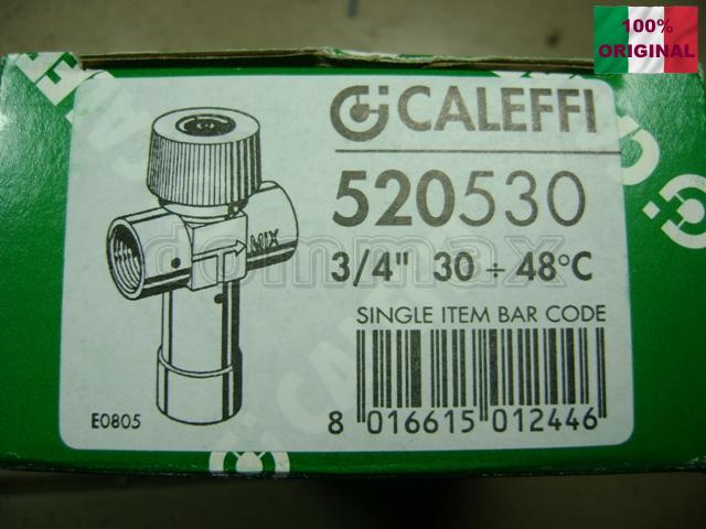520530 �������-��������� 3-������� 3/4" (30-48*�) ��������� ��������� 3-������� Caleffi ���� 3878,6 ��� / ������ � ���
