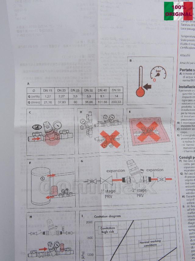535040 �������� ����� 1/2" � ������ �������� �� ������ Caleffi ���� 2943,6 ��� / ������ � ���