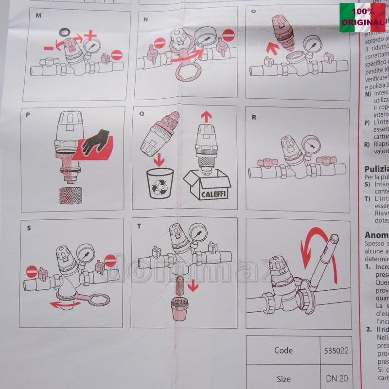 535050 �������� ����� 3/4" � ������ �������� �� ������ Caleffi ���� 4602,4 ��� / ������ � ���