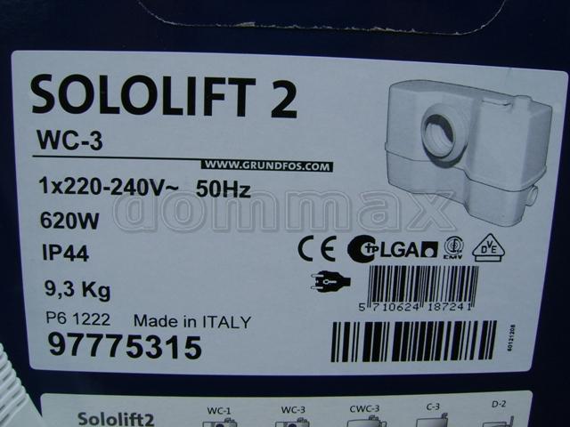  ����� ��������� Grundfos Sololift2 WC-3 ��������� ���� 22576,4 ��� / ������ � ���
