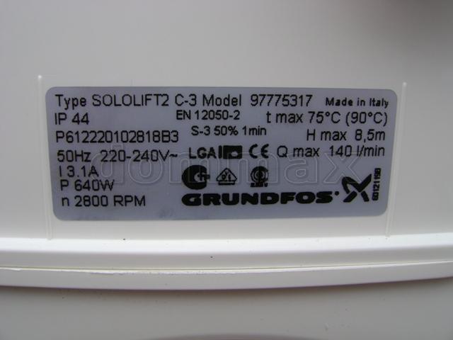  ����� ��������� Grundfos Sololift2 C-3 ��������� ���� 21697,5 ��� / ������ � ���