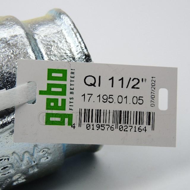  ���������� QI 11/2"� ���������� Gebo ���� 1107,7 ��� / ������ � ���