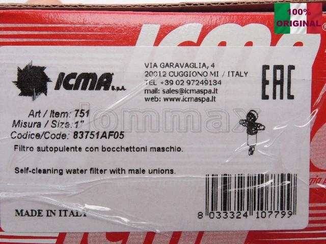 751 Գ���� ������������� Icma 1" � ����������, ������� ������ ������������� � ���� 4449,5 ��� / ������ � ���